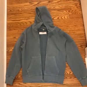 Men’s Jcrew vintage fleece zip up NWT